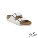 Sandália "Arizona" Birkenstock Branco