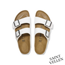 Sandália "Arizona" Birkenstock Branco