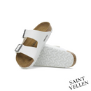Sandália "Arizona" Birkenstock Branco