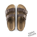 Sandália "Arizona" Birkenstock Marrom